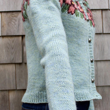 Floral Yoke Cardigan