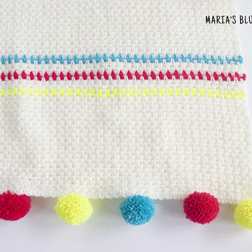 Moss Stitch Blanket