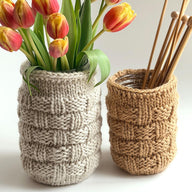 Basket Weave Mason Jar Cozy