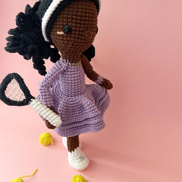 CHRIS AND SERENA THE TENNIS PLAYERS - CROCHET AMIGURUMI PATTERN
