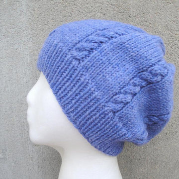 Lavender Cable Hat