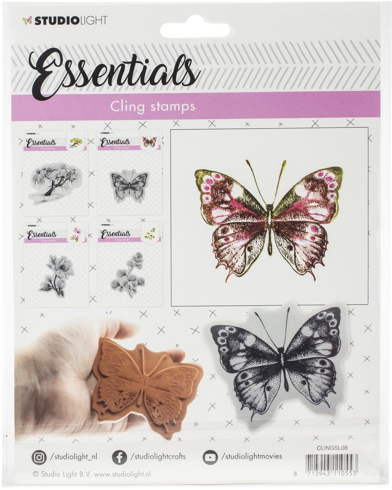 Studio Light Essentials Cling Stamps - NR. 08
