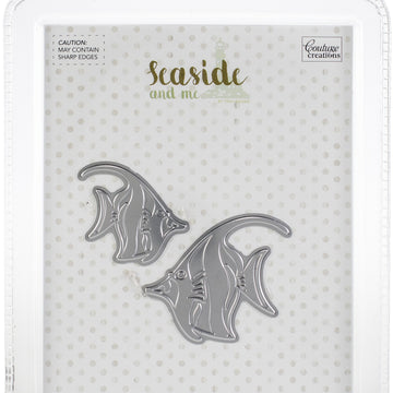 Artdeco Creations Couture Creations Seaside And Me Hotfoil Stamp - Angel Fish 2.3"X3.3"