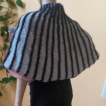 Striped cape