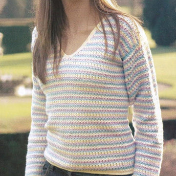 Crochet Stripes Jumper