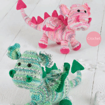 Dragons in Sirdar Snuggly Baby Crofter Chunky & Snuggly DK - 4918 - Downloadable PDF