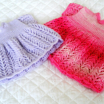 Knitting pattern Dolls 17-22", 0-3 Month Baby, Dress, Cardigan, Hat and Shoes