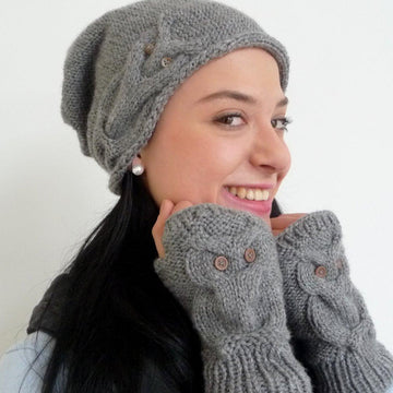 Strickanleitung - Mütze für alle Größen - Eulen-Beanie - No.102