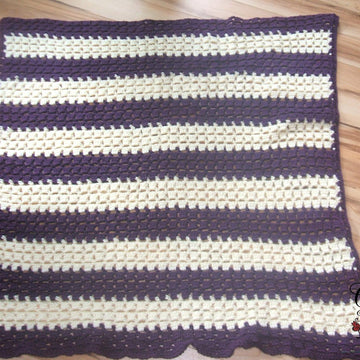 Plum Ribbon Afghan