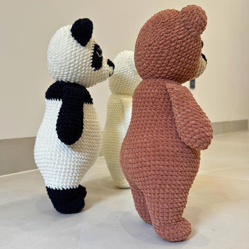 Bear Crochet Bundle: Teddy, Panda, Polar Bear Amigurumi (PDF Pattern)
