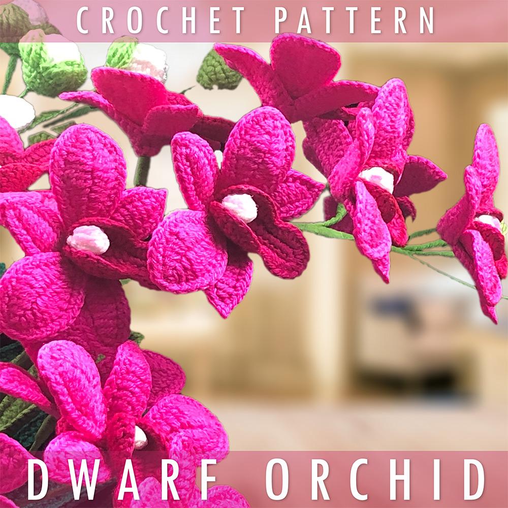 Dwarf Orchid Crochet Pattern