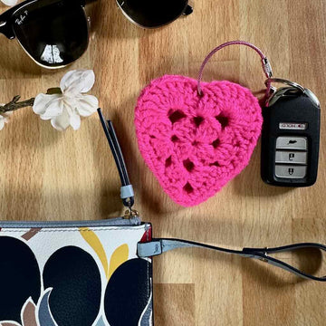 Granny's Heart Keychain