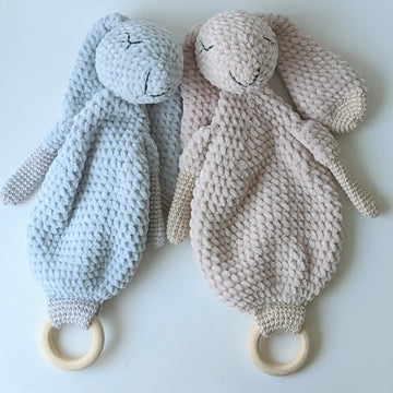 Bunny Comforter Lovey and Teether
