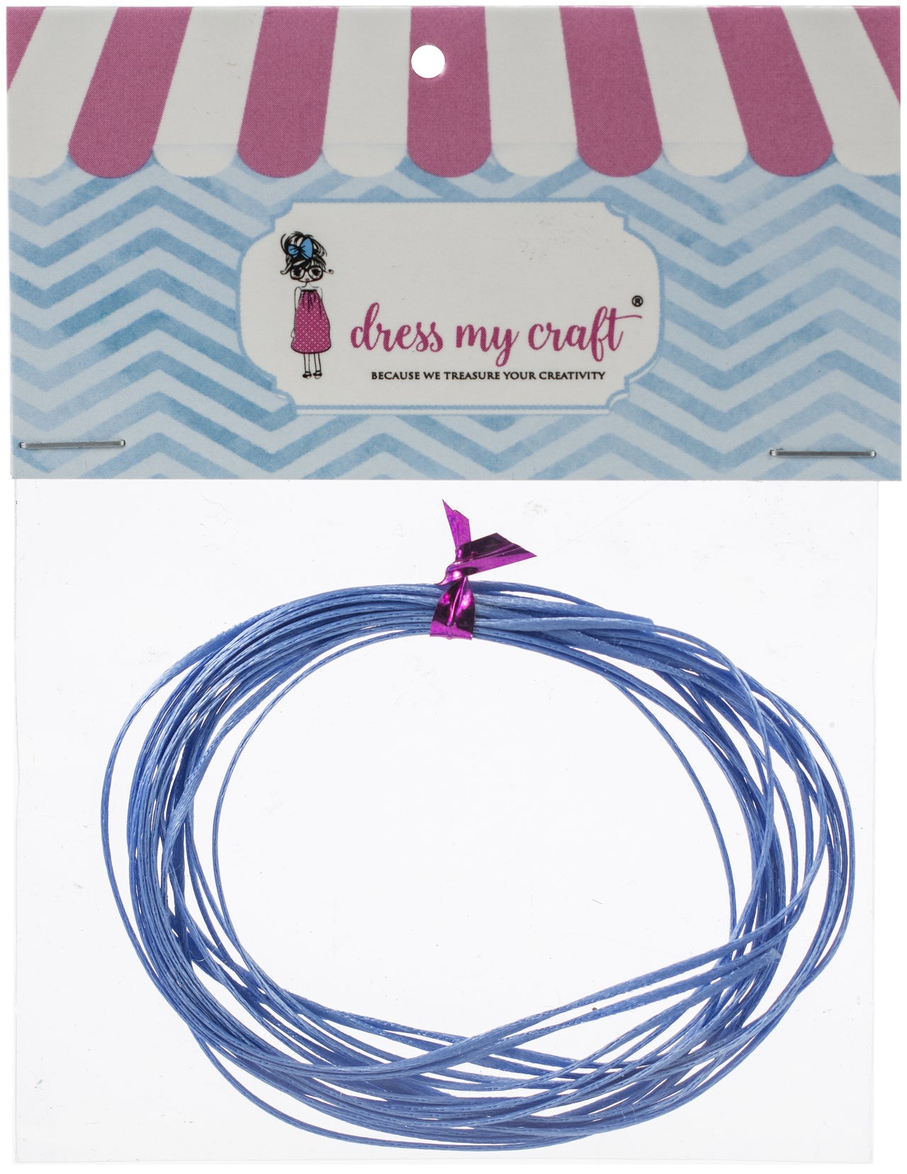Dress My Crafts Satin Ribbon Twine 3m - Dark Blue