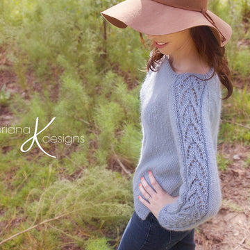 Lace Sleeve Sweater