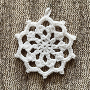 Ten Point Snowflake Ornament
