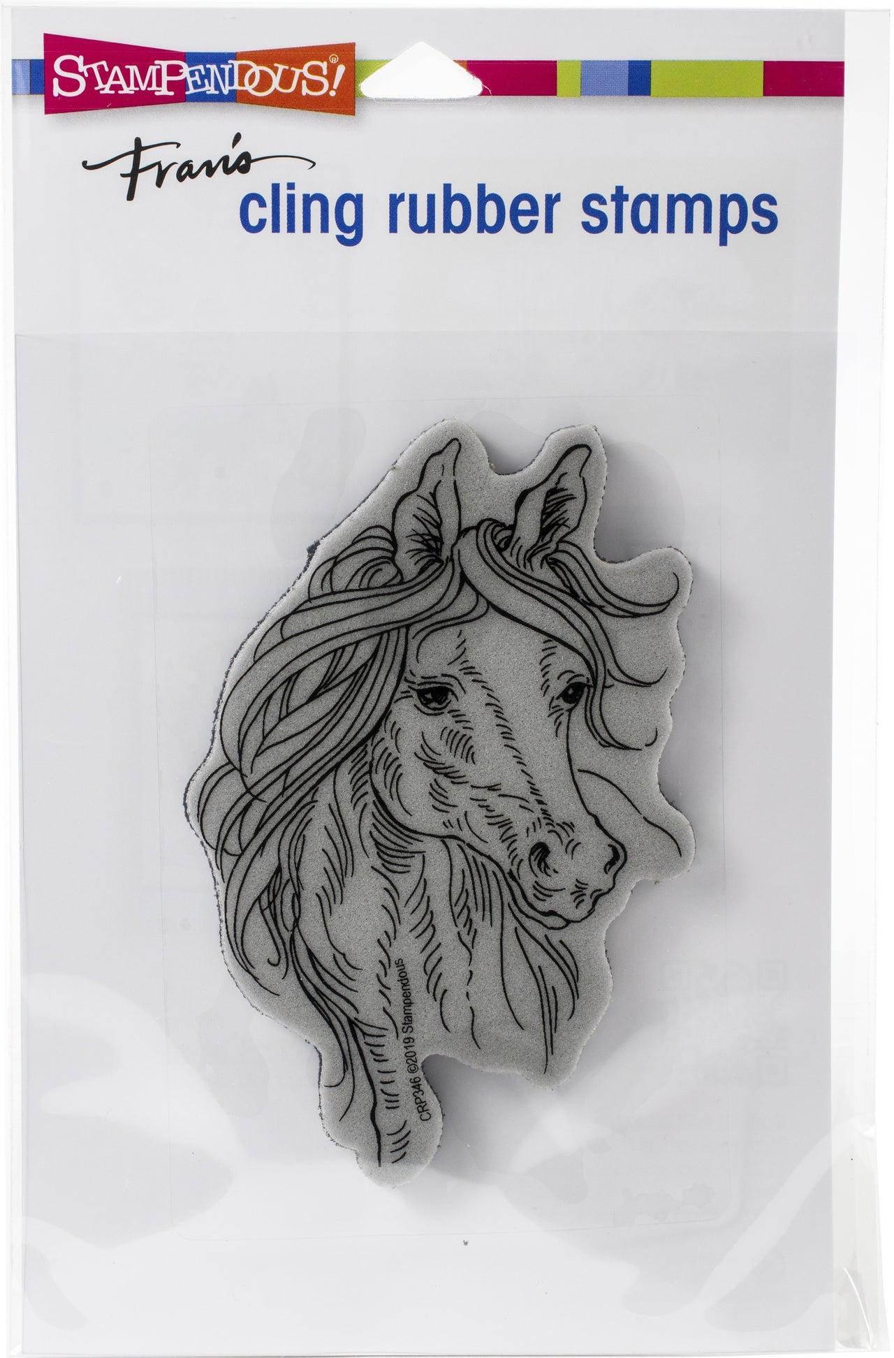 Stampendous Cling Stamp - Horse Portrait