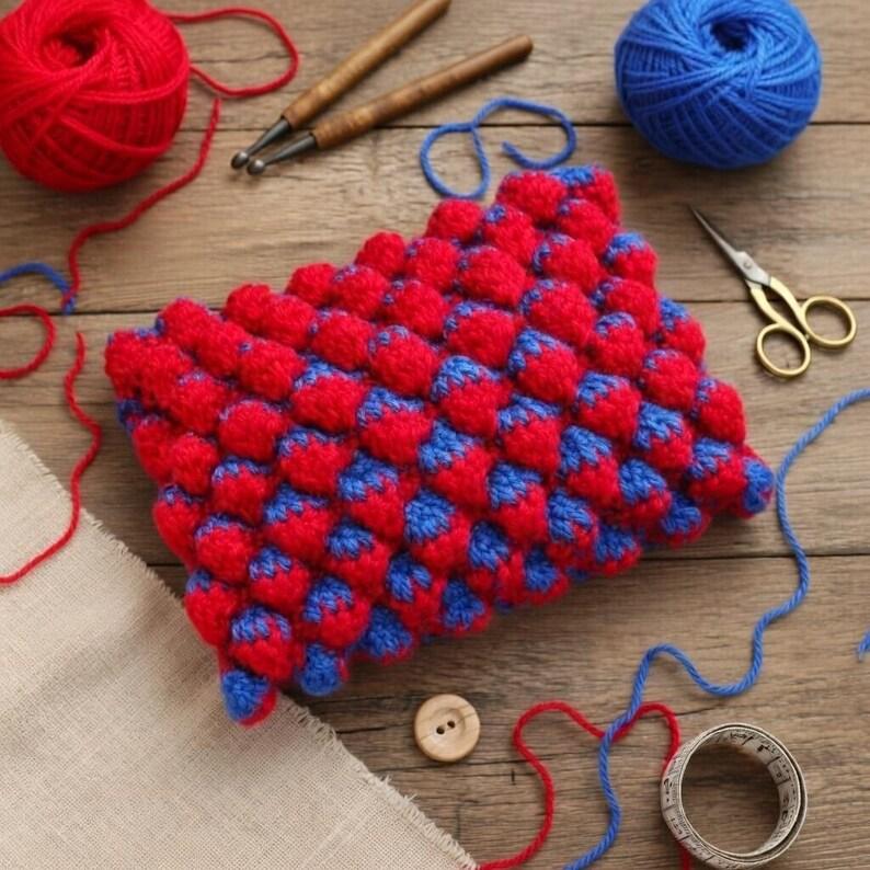 Crochet Strawberry Clutch Bag Pdf + Video Tutorials
