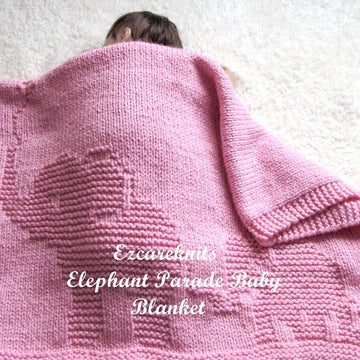 Elephant Parade Baby Blanket