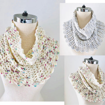 Elegant Lace Cowl Scarf