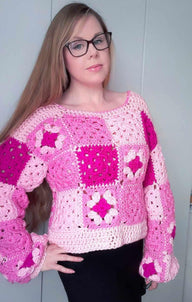 Crochet Granny Square Sweater Pattern