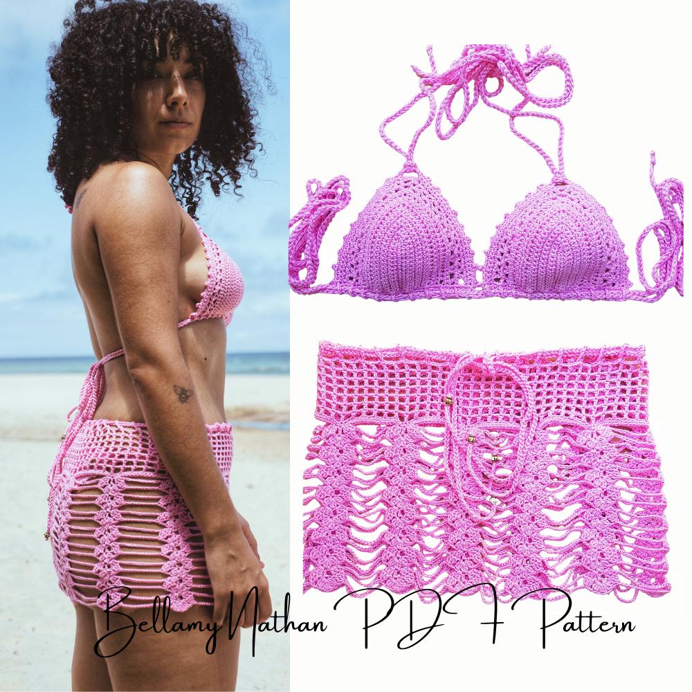 "Aphrodite" Bikini Bra & Skirt