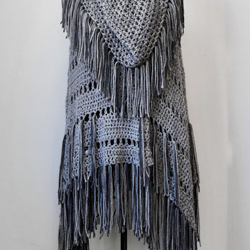Ombre Poncho & Cowl