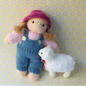 Little Girl with A Lamb