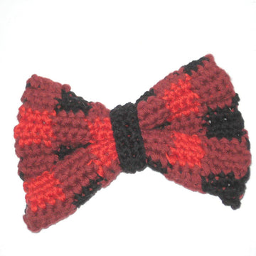 Plaid bow tie