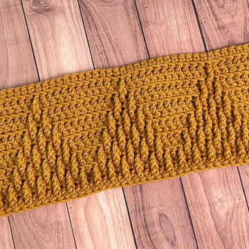 Cozy Triangles Blanket Strip