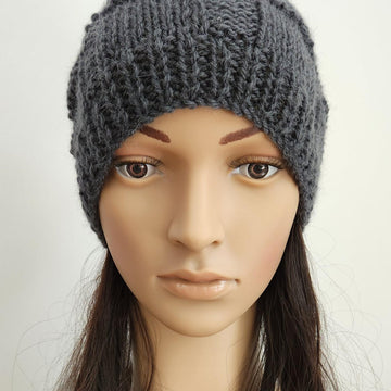 Corby - Family textured stitch beanie, sizes 2 years to Man