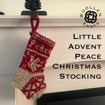 Little Advent Peace Stocking