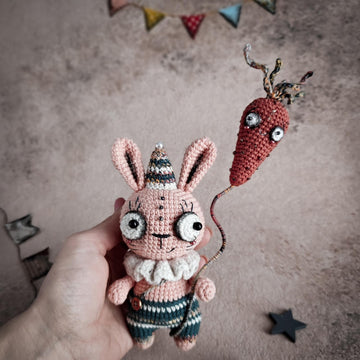Creepy Bunny with Carrot