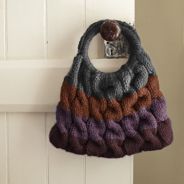 Cable Ready Bag in Lion Brand Wool-Ease Thick & Quick - 60357B