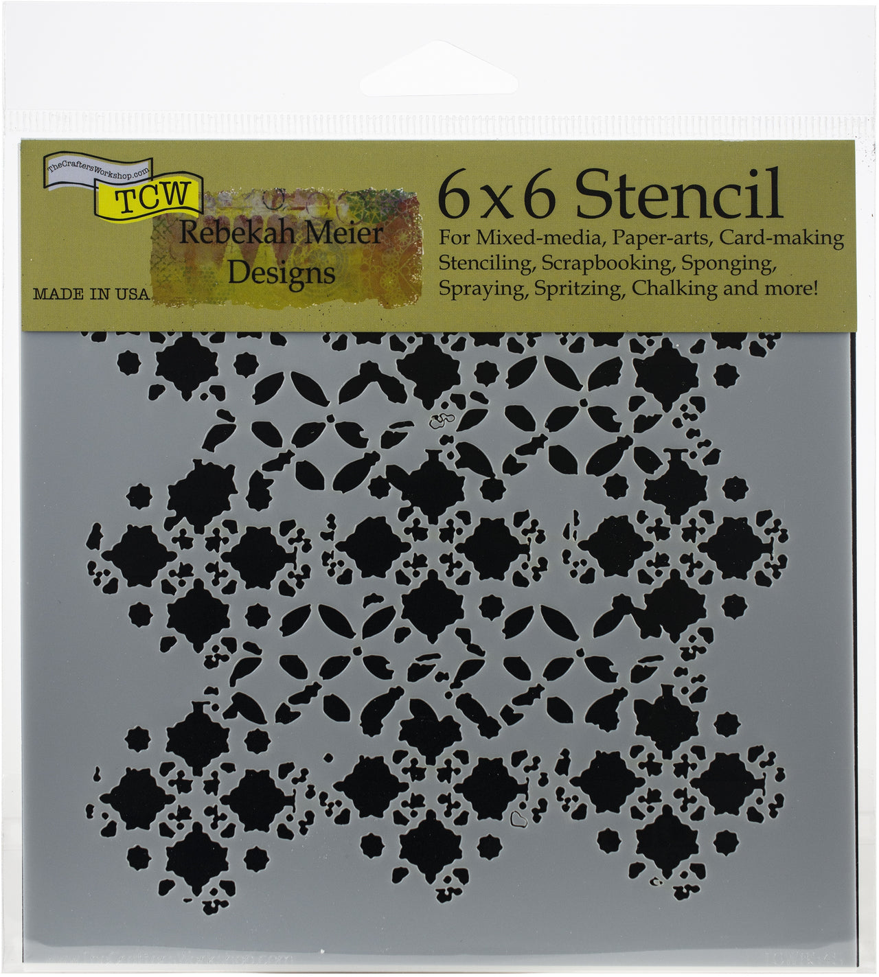 The Crafter's Workshop Crafter's Workshop Template 6"X6" - Layered Wallpaper