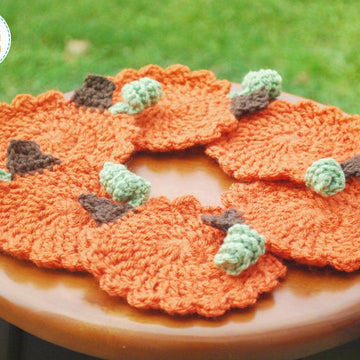 Tea Time Pumpkin Coasters