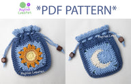 Sun and Moon Drawstring Pouch
