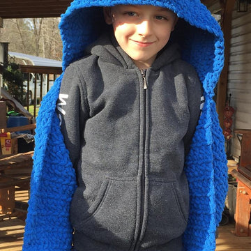 Triceratops Hooded Scarf