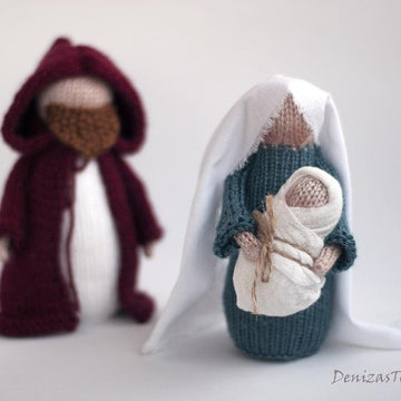 Christmas dolls Mary Joseph and Jesus