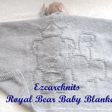 Royal Bear Baby Blanket