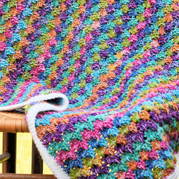Bitty Melted Crayons Baby Blanket