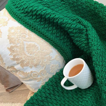 Mountain Cabin Throw Crochet Pattern