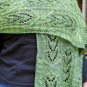 Narita Cable Lace Shawl