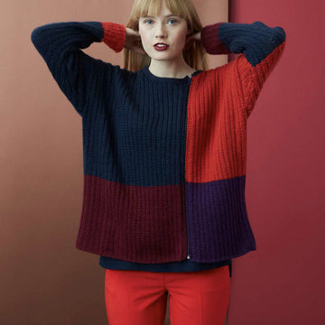 "Marianne Jumper" - Jumper Knitting Pattern For Women in Debbie Bliss Cashmerino Aran - DB223