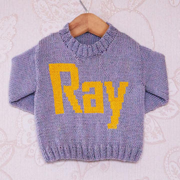 Intarsia - Ray Moniker Chart - Childrens Sweater