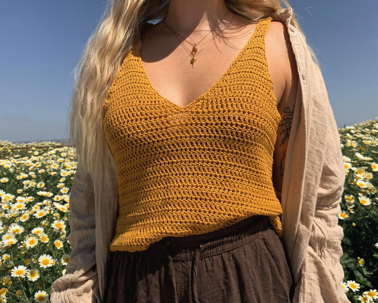 Crochet tank top
