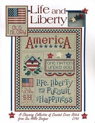 Sue Hillis Designs Life and Liberty - Chart Leaflet with Charms