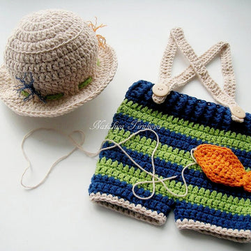 Fisherman Baby Hat and Short