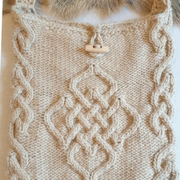 Viking / Celtic cable crossbody bag