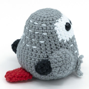 Amigurumi African Grey Parrot